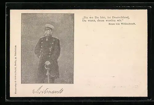 AK Bismarck in Uniform, Da, wo du bist, ist Deutschland, Du warst drum wurden wir