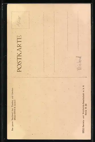 AK Christoph Martin Wieland, deutscher Dichter