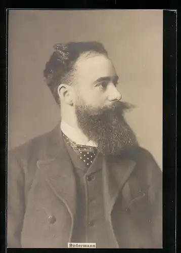 AK Portrait des Dichters Sudermann