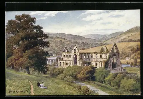 Künstler-AK A. R. Quinton: Tintern Abbey