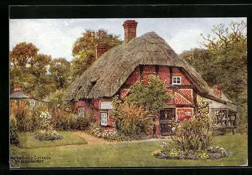 Künstler-AK A. R. Quinton: Brockenhurst, Arts Guild Cottage