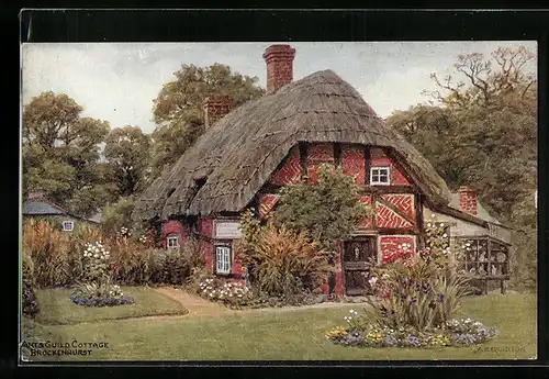 Künstler-AK A. R. Quinton: Brockenhrust, Arts Guild Cottage