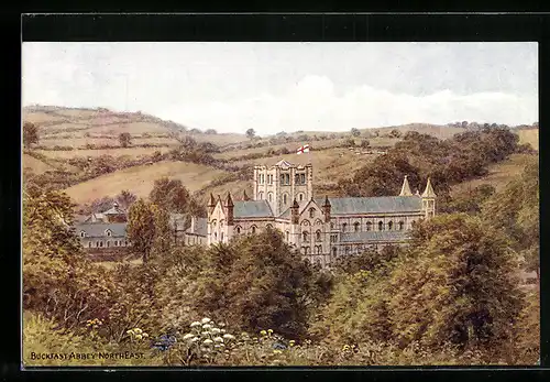 Künstler-AK A. R. Quinton: Buckfast Abbey North East