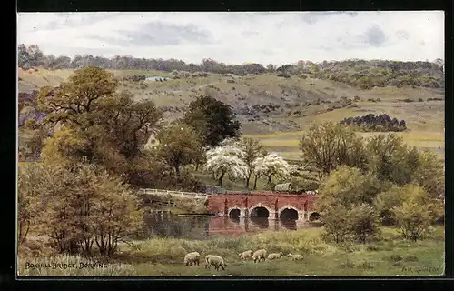 Künstler-AK A. R. Quinton: Dorking, Boxhill Bridge