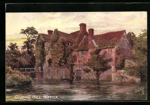 Künstler-AK A. R. Quinton: Suffolk, Gedding Hall