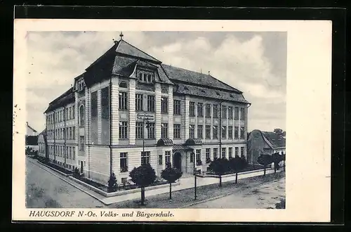 AK Haugsdorf, Volks- und Bürgerschule