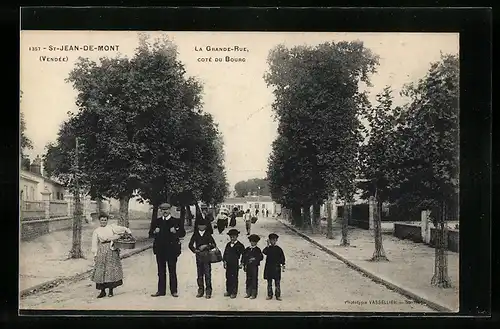 AK St-Jean-de-Mont, La Grande-Rue