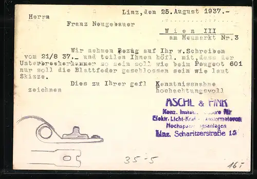 AK Reklame für Zündkerzen der Robert Bosch AG