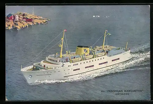 AK Passagierschiff MS Prinsessan Margaretha, Linie Göteborg-Frederikshavn