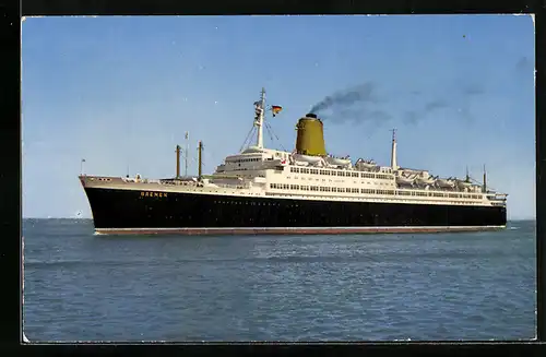AK Vierschrauben T.S. Bremen, Norddeutscher Lloyd Bremen
