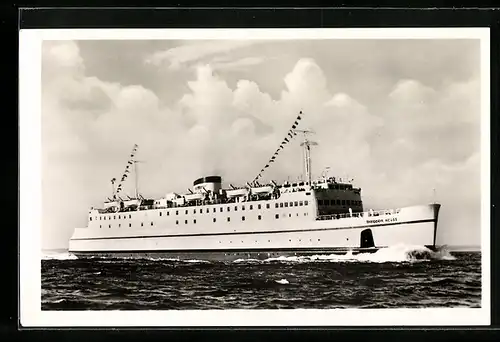 AK Hochsee-Fährschiff Theodor Heuss der Deutschen Bundesbahn