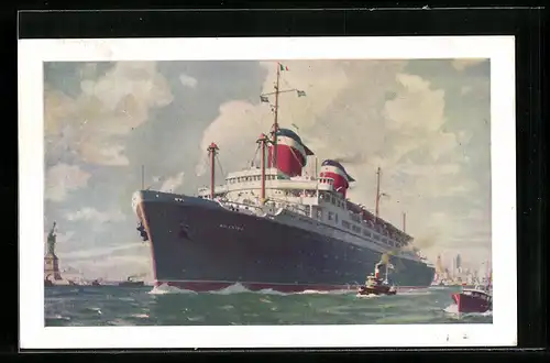 AK Passagierschiff S.S. America, Great American Luxus Liner