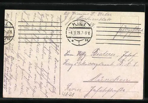 AK Kriegsschiff der kaiserlichen Marine die Levensauer Hochbrücke passierend