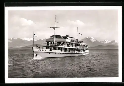 AK Bodenseeschiff Baden