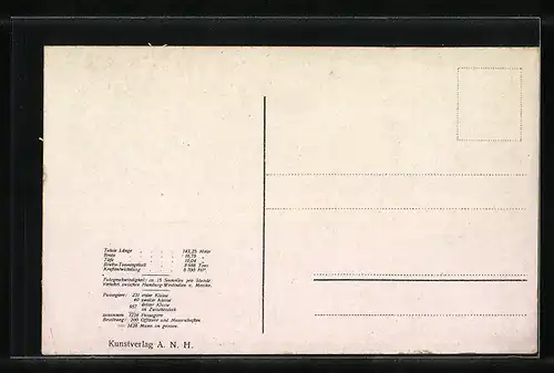 AK Passagierschiff Kronprinzessin Cäcilie auf See
