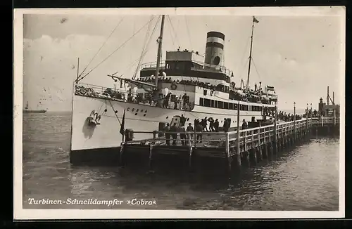 AK Turbinen-Schnelldampfer Cobra, Hapag Seebäderdienst GmbH