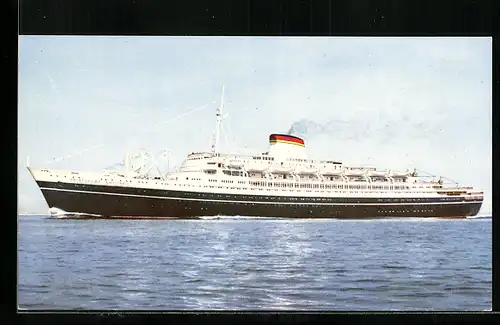 AK Passagierschiff Cristoforo Colombo aus der Ferne