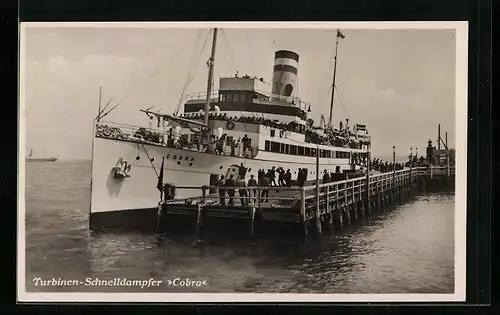 AK Turbinen-Schnelldampfer Cobra, Hapag Seebäderdienst GmbH