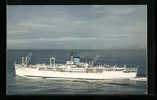 AK Passagierschiff MV Seven Seas in voller Fahrt