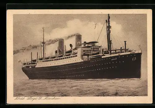 AK Norddeutscher Lloyd, Passagierschiff München