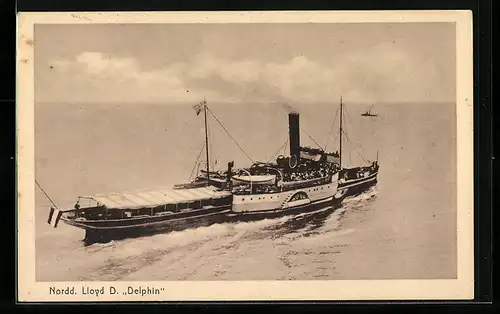 AK Passagierschiff Delphin
