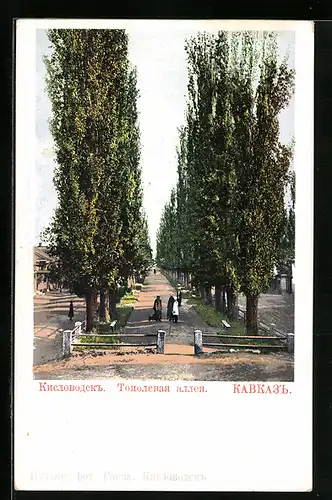 AK Kislowodsk, Blick in die Pappel-Allee