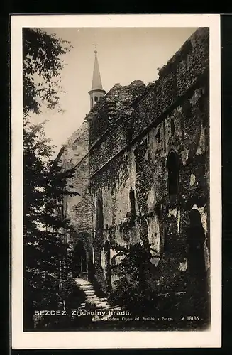 AK Bösig, Partie an der Ruine