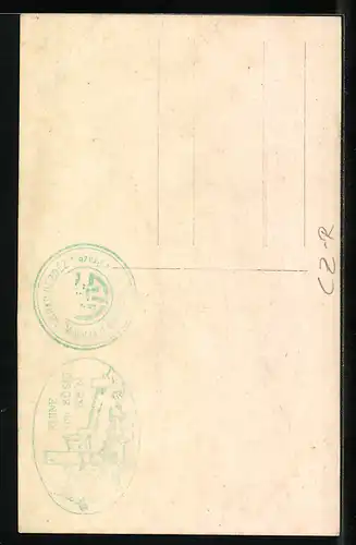 AK Bösig, Partie an der Ruine