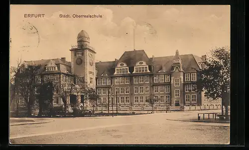 AK Erfurt, Die Städtische Oberrealschule