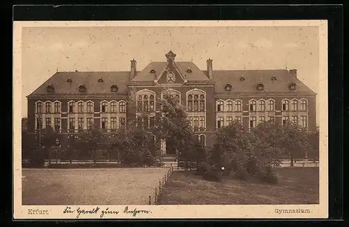 AK Erfurt, Blick auf das Gymnasium