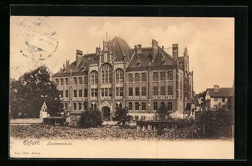AK Erfurt, Blick auf die Luisenschule