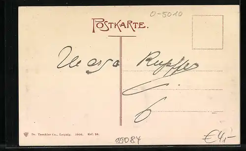 AK Erfurt, Cafe Roland am Fischmarkt, mit Marktständen