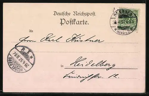 Lithographie Dresden, Brühlsche Terrasse, Promenadeneck-Dampfer Bodenbach