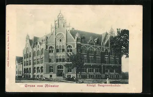 AK Münster i. W., Die Königliche Baugewerkschule