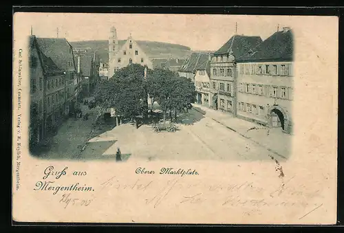 AK Mergentheim, Oberer Marktplatz