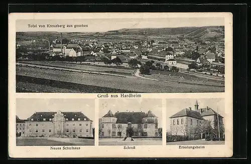AK Hardheim, Erholungsheim, Neues Schulhaus, Schloss