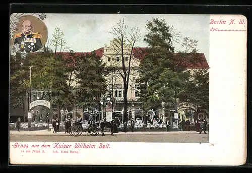 AK Berlin-Tiergarten, Kaiser-Wilhelm-Zelt