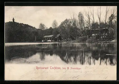 AK Berlin-Köpenick, Restaurant Teufelsee Inh.: M. Streichhan