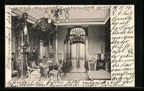 AK Berlin, Continental-Hotel, Rembrandt-Zimmer, Neustädtische Kirchstrasse