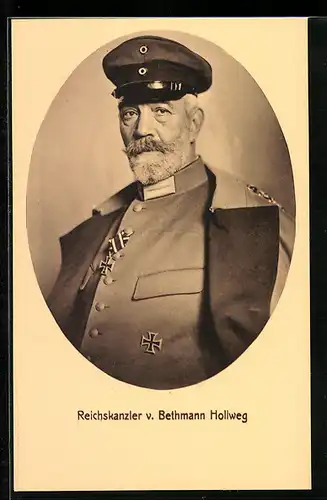 AK Portrait des Reichskanzler von Bethmann Hollweg