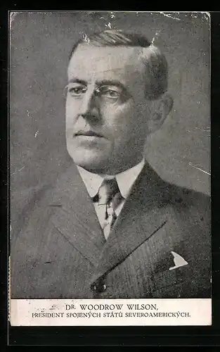 AK Dr. Woodrow Wilson, Präsident der USA