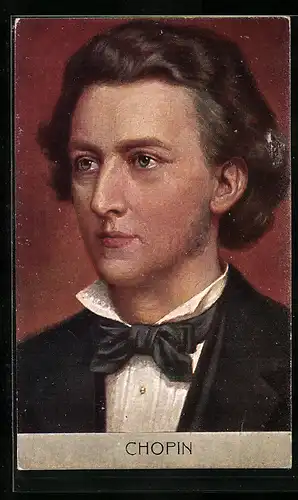 AK Portrait Musiker Frederic Chopin