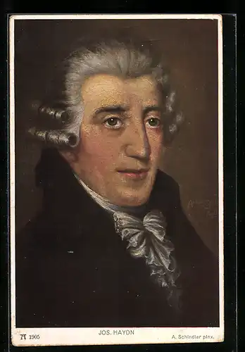 AK Porträt Komponist Joseph Haydn