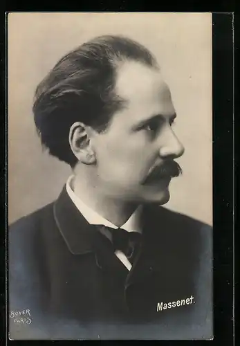 AK Portrait von Massenet, Komponist