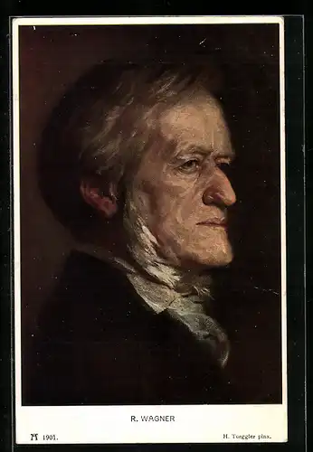 AK Richard Wagner mit Halstuch