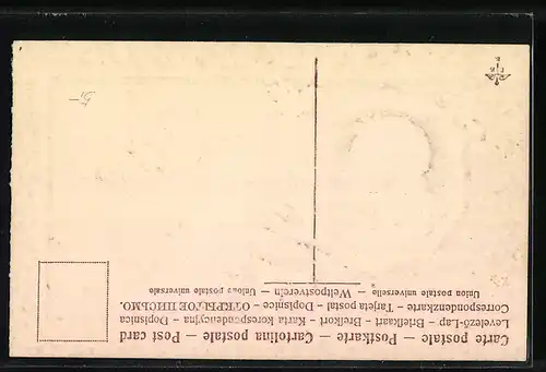 AK Fr. v. Schiller, goldenes Siegel mit Portrait, 1905-1905, Eichenblätter