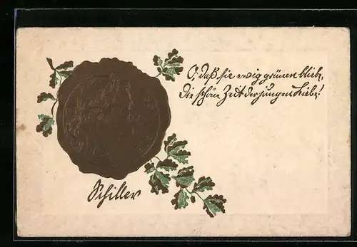 AK Schiller im Seitenprofil