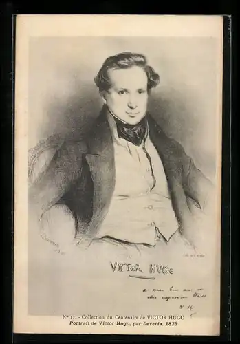 AK Victor Hugo, Portrait