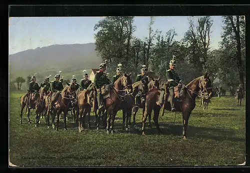 AK Grenzbesetzung 1914-15, Guiden der schweizer Kavallerie