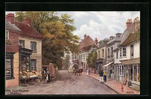 Künstler-AK A. R. Quinton: Bexhill, The Old Village